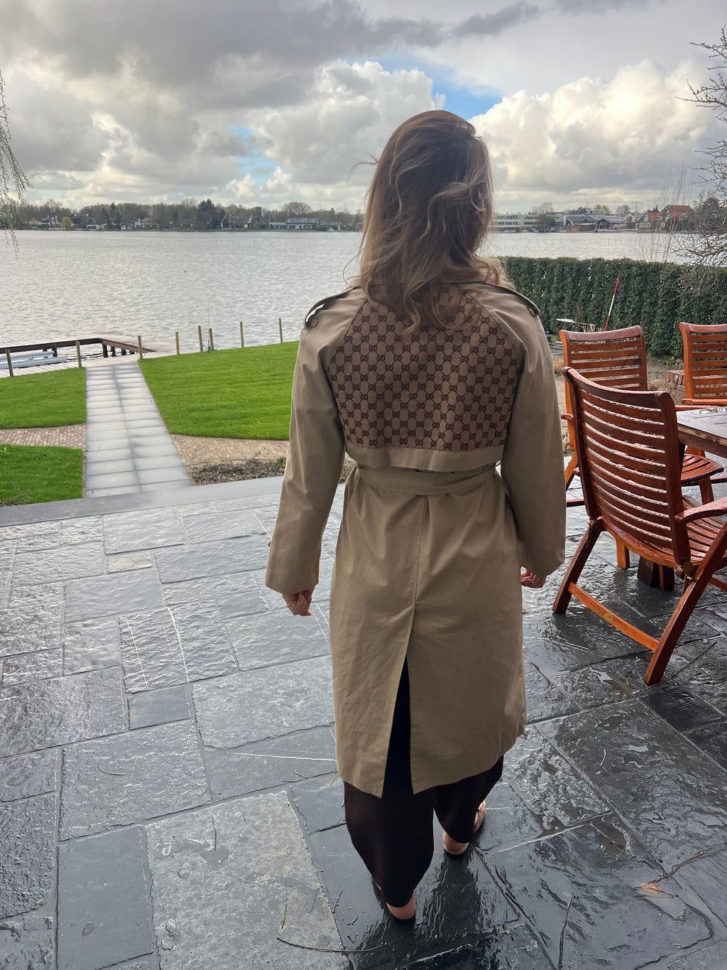 Lange trenchcoat
