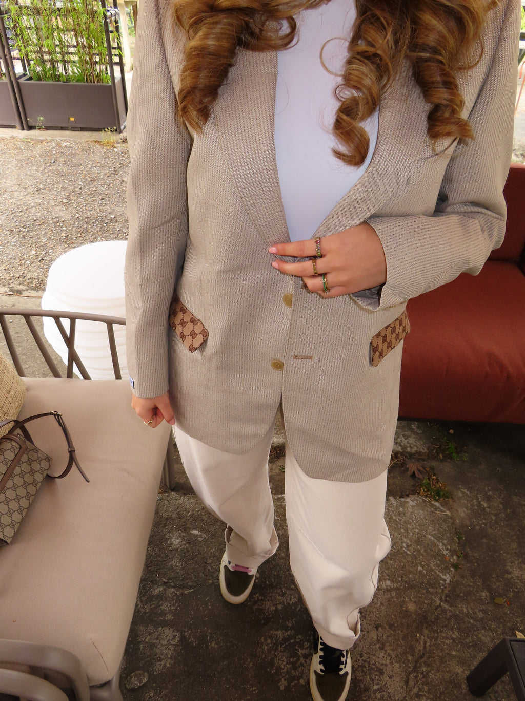 G pocket blazer