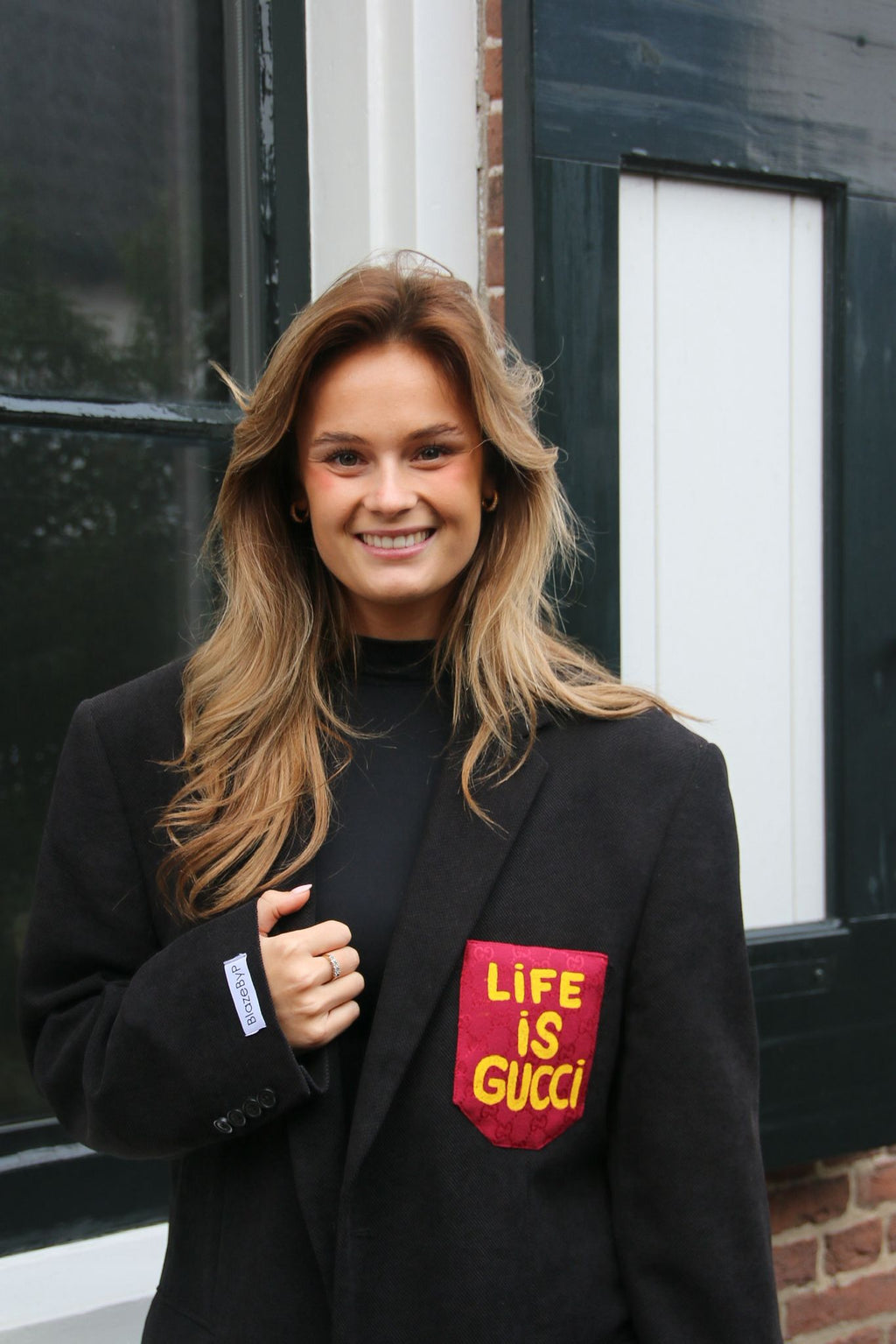 L I G blazer black